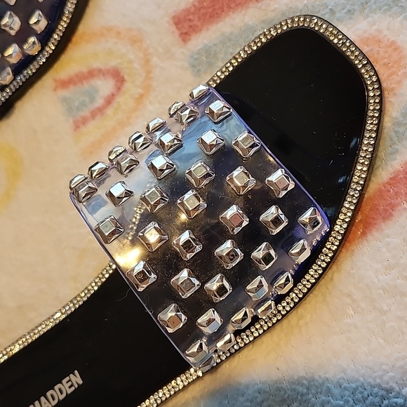 Steve Madden Rhinestone Sandals - Picture 3 of 4